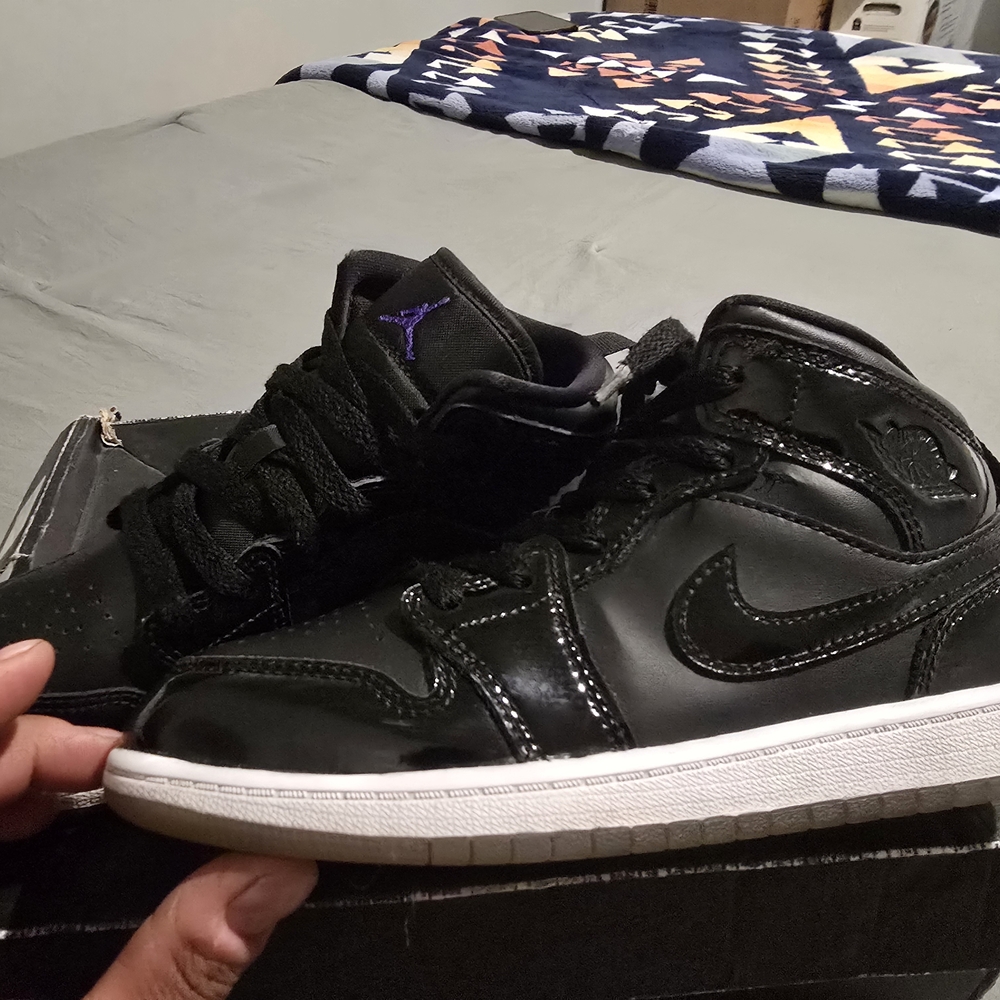 Nike Air Jordan 1 Mid SE Shoes ‘Space Jam’ DV1339 004 - Size 2Y Like New